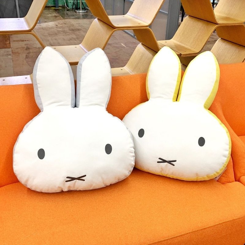 MIFFY Authorized-Miffy Rabbit Oversized Pillow (2 Colors) - Pillows & Cushions - Cotton & Hemp 