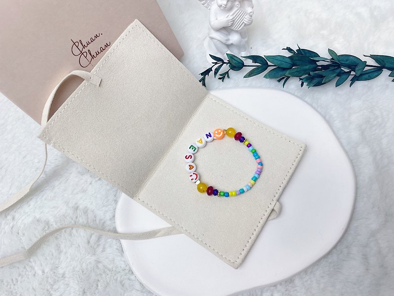String hand-making|Colorful beaded bracelet course (beginner hand-making course) - งานโลหะ/เครื่องประดับ - เครื่องประดับพลอย 