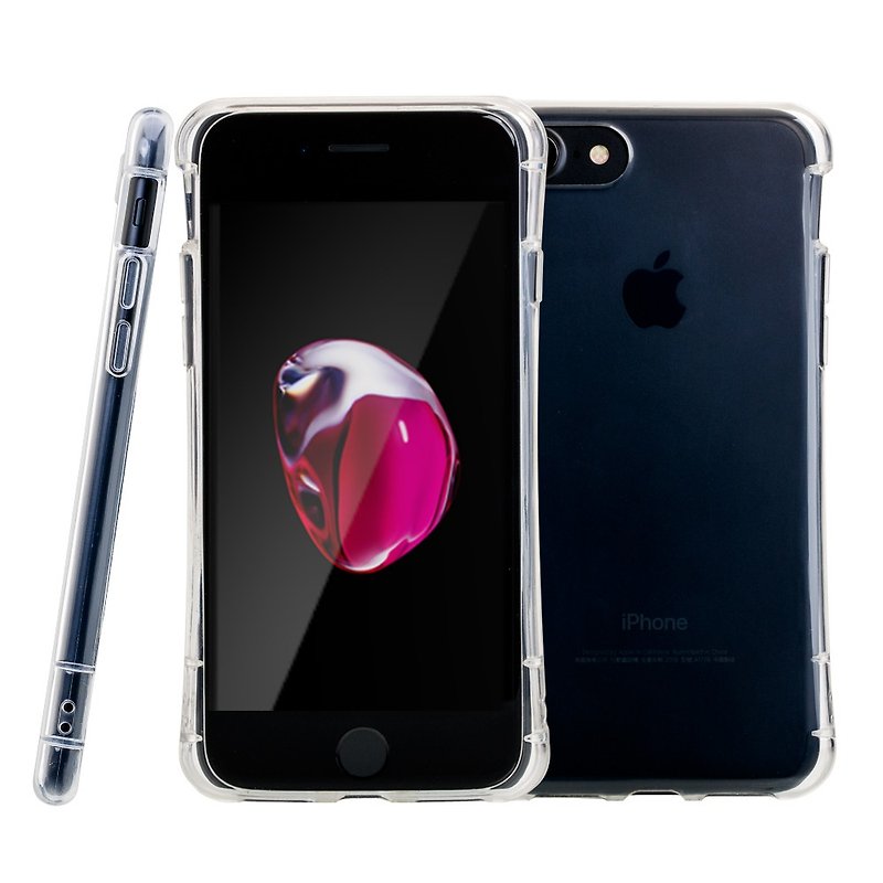 SIMPLEWEAR Apple iPhone 7 Transparent TPU Cover - Transparent (471677965642 - Phone Cases - Rubber Transparent
