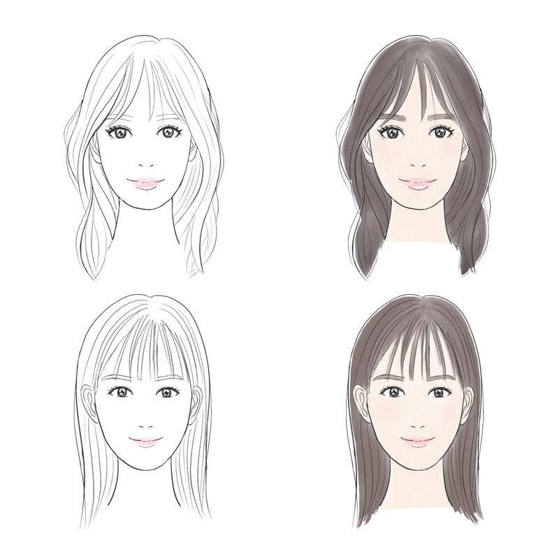 [Facial Analysis] Japanese and Korean popular facial features style diagnosis (one-to-one/online service available) - Other - Other Materials 