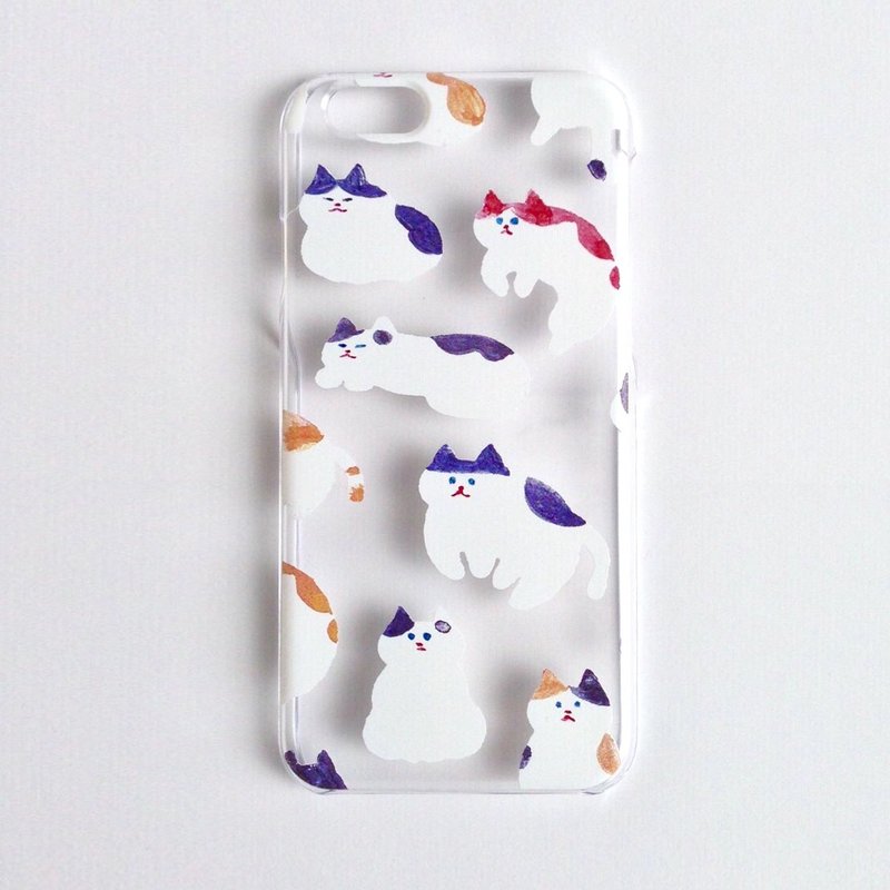 ねこたちのiPhoneケース - 手機殼/手機套 - 塑膠 透明