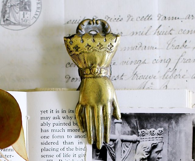 イギリス//アンティークビクトリア朝のハンドクリップ//No.13クリップ