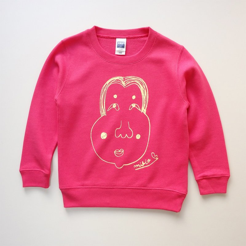 Okame Kids Sweatshirt Pink - Tops & T-Shirts - Cotton & Hemp Pink