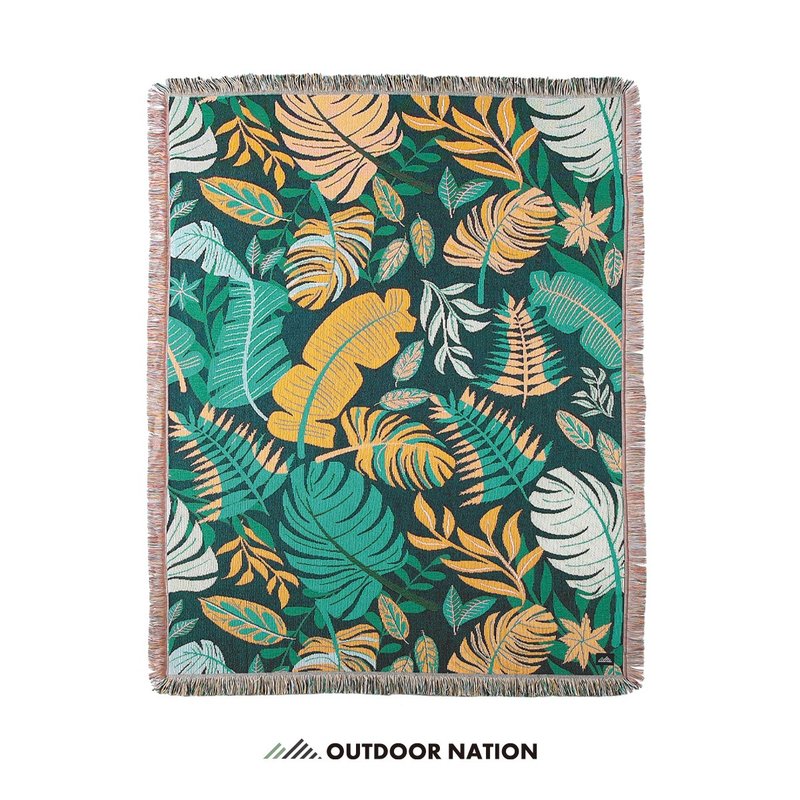 Outdoor Nation戶外萬用毯/ 加長版/ 夏植 - 露營用品 - 棉．麻 