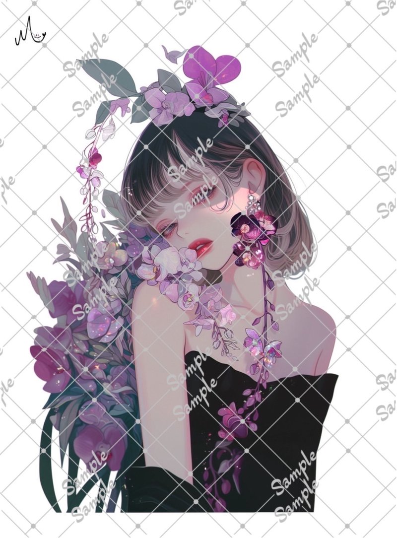 オリジナル人物ステッカー - 貼紙 - 紙 