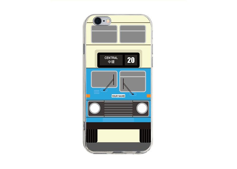Hong Kong Bus A Model iPhone 13 Pro Max 12 11 XS XR X SE Samsung S21 Note - Phone Cases - Plastic Multicolor