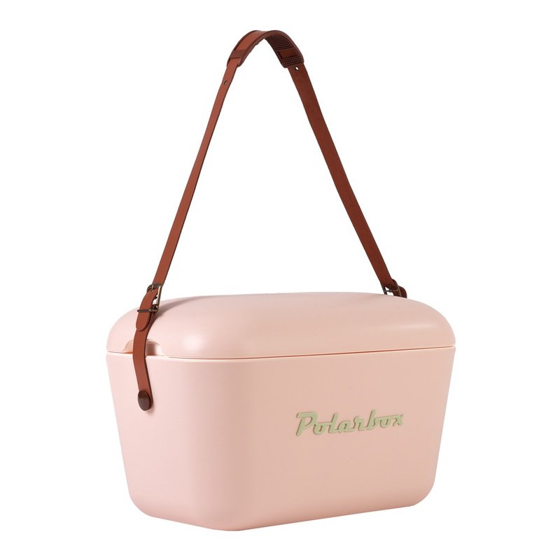西班牙 Polarbox 20L復古經典露營野餐保冰盒-佛朗明哥玫瑰粉 - 露營用品 - 塑膠 粉紅色