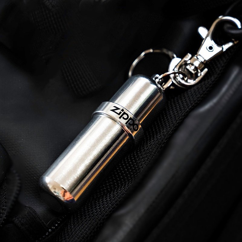 โลหะ อื่นๆ สีเงิน - [ZIPPO Official Flagship Store] ZIPPO Lighter Oil Refill Bottle + Key Ring 121503