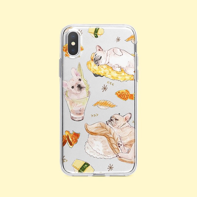 Japanese style French bucket / embossed air pressure case-iPhone/Samsung, HTC.OPPO.ASUS pet phone case - Phone Cases - Plastic Orange
