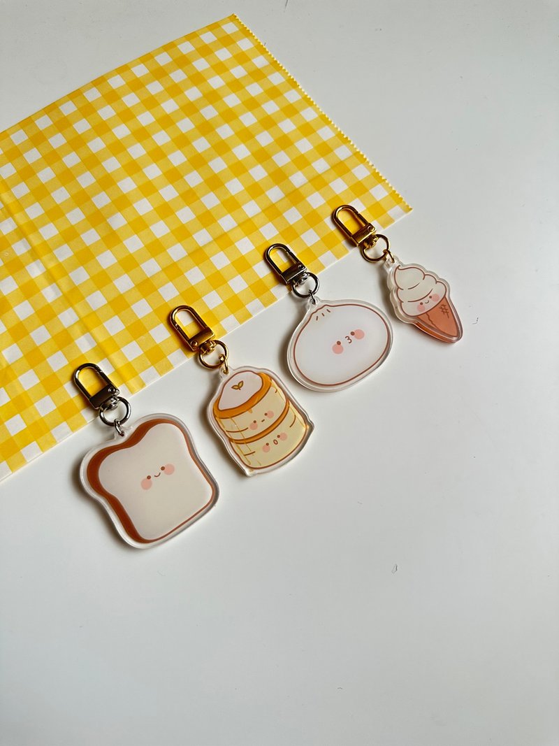 acrylic keychain - ที่ห้อยกุญแจ - อะคริลิค สีส้ม