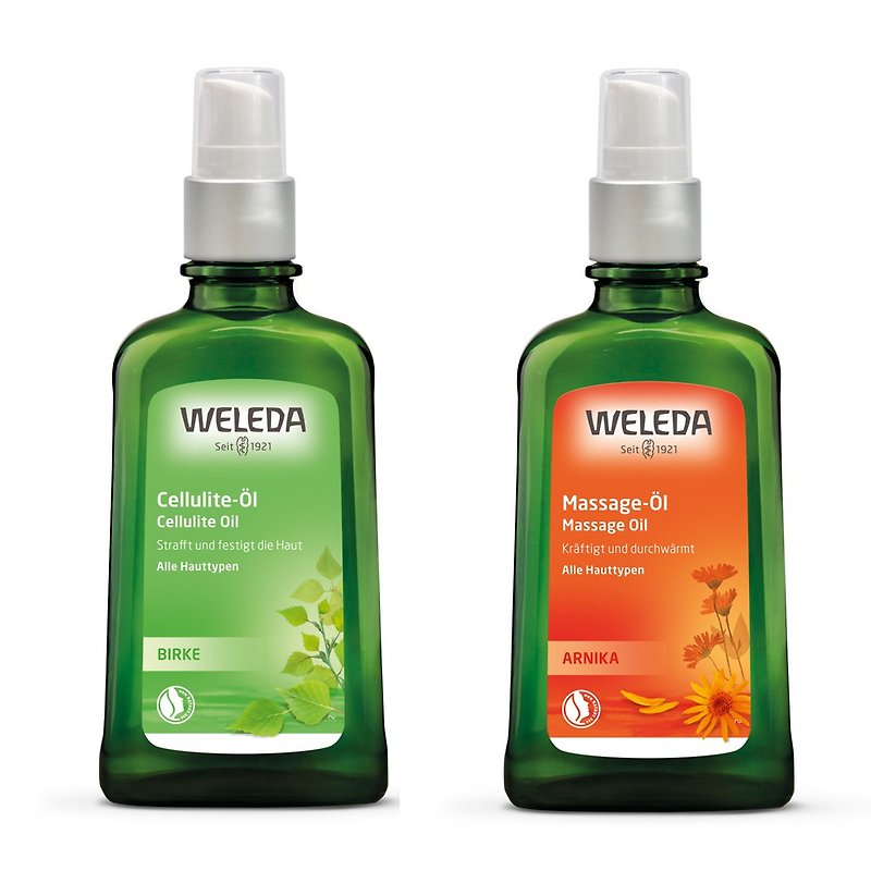 Moisturizing | Firming [WELEDA] Arnica Soothing Massage Oil + White Birch Wood Body Massage Oil - Skincare & Massage Oils - Other Materials 