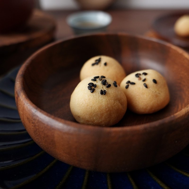 旺來小酥球 - 6 包 (盒) - 手工餅乾 - 新鮮食材 黃色