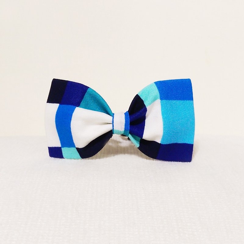 Ella Wang Design Bowtie Pet Bowknot Bow and Cat Bowl - Collars & Leashes - Cotton & Hemp Blue