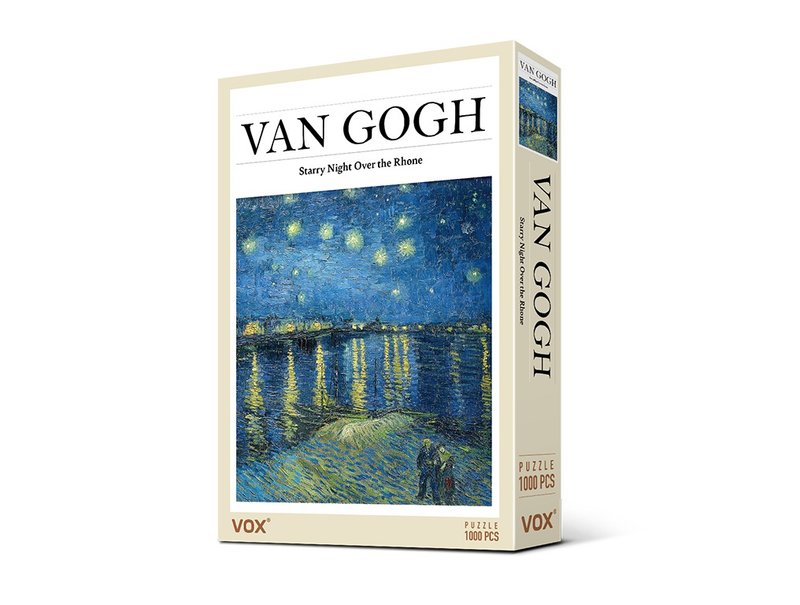 1000片海報拼圖--Starry Night Over The Rhone By Van Gogh - 拼圖 - 紙 