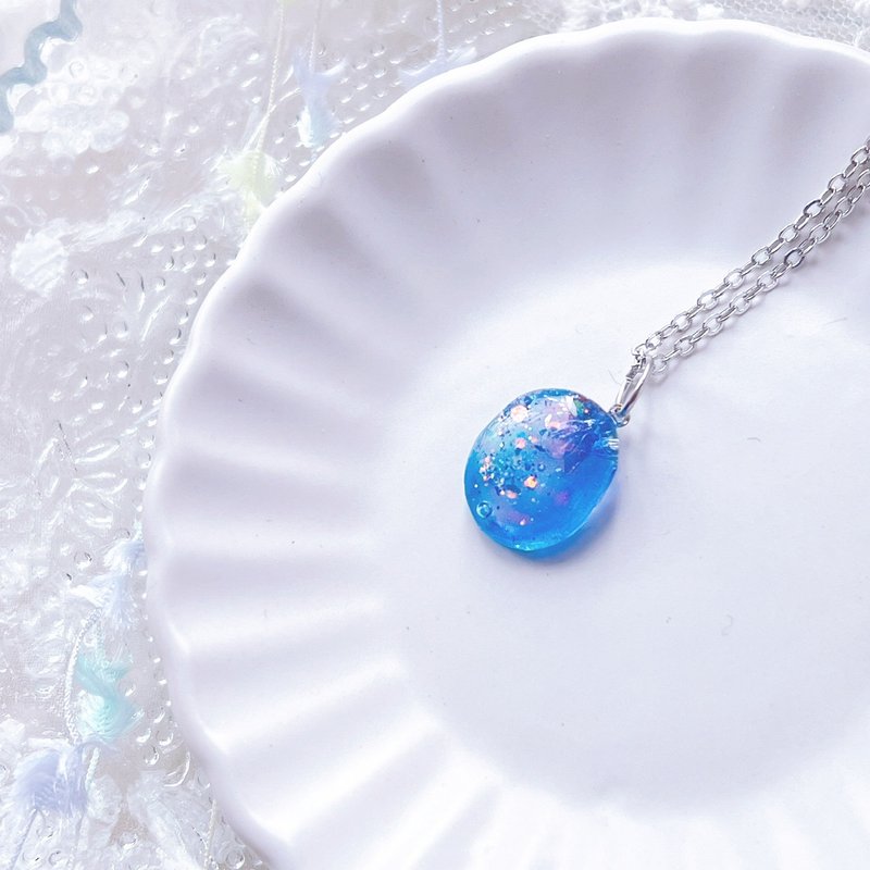 星空頸鏈 項鏈 飾物 禮物 手作 北極星 文藝 拍攝 銀河 - 項鍊 - 其他材質 多色