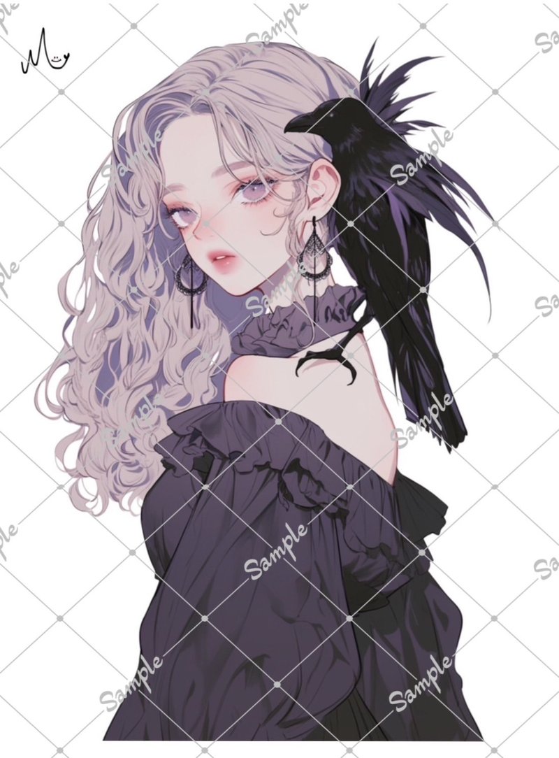 オリジナル人物ステッカー - 貼紙 - 紙 