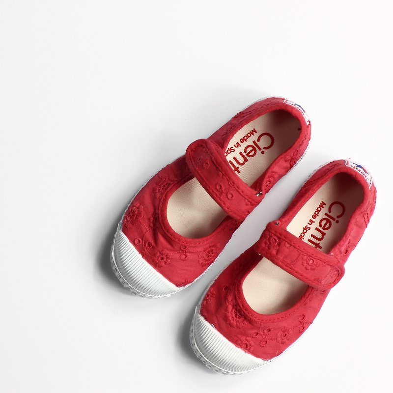 CIENTA Canvas Shoes 76998 49 - รองเท้าเด็ก - ผ้าฝ้าย/ผ้าลินิน สีแดง