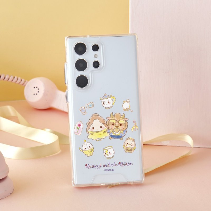 Disney Ufufy-美女與野獸款防摔透明SAMSUNG手機殼 - 手機殼/手機套 - 塑膠 多色
