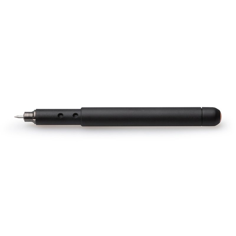 Pen S - black - ไส้ปากกาโรลเลอร์บอล - อลูมิเนียมอัลลอยด์ สีดำ