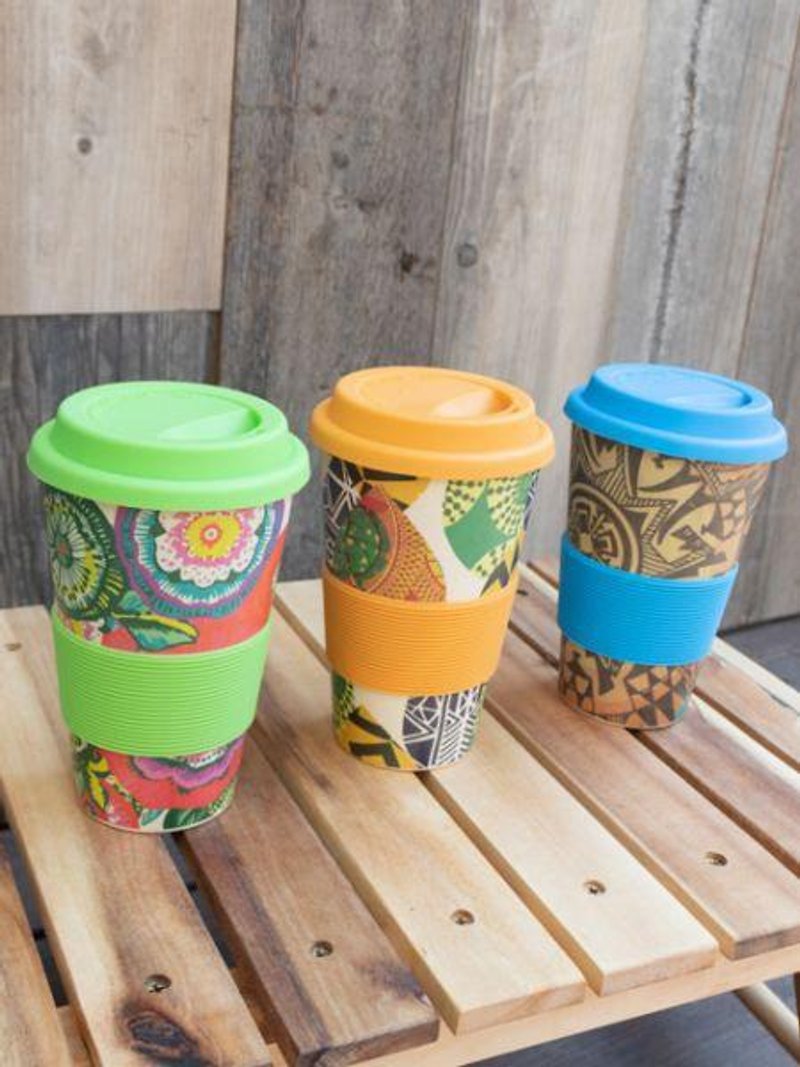 Ethnic pattern bamboo fiber tumbler - Other - Other Materials 