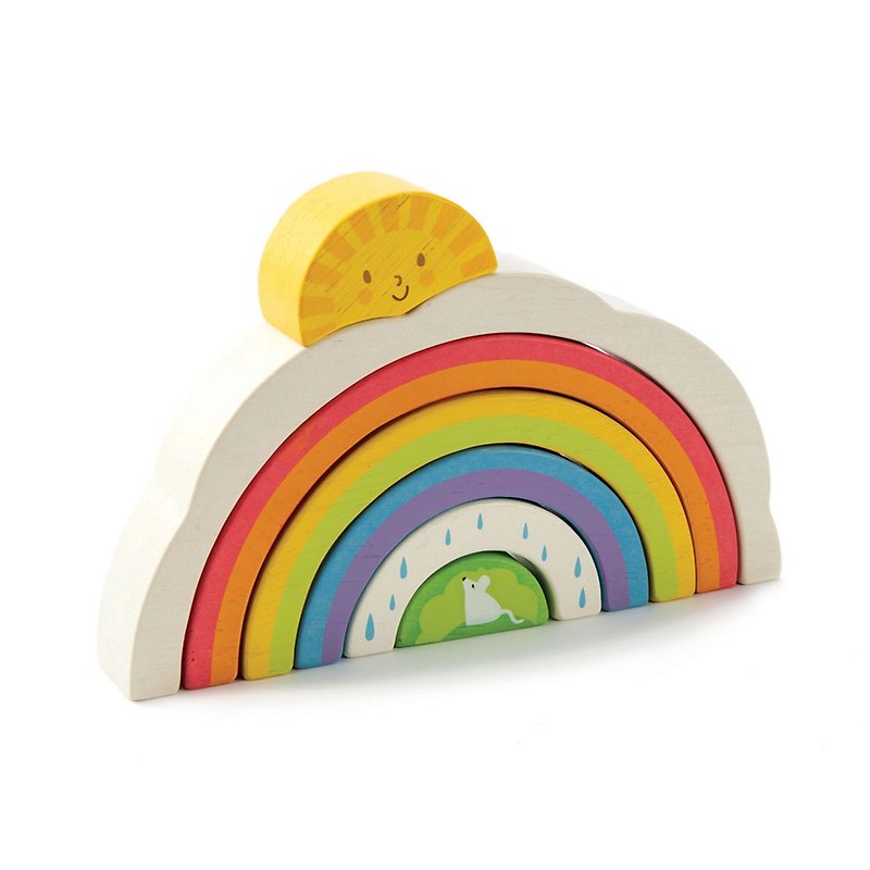 Rainbow Tunnel - Kids' Toys - Wood 