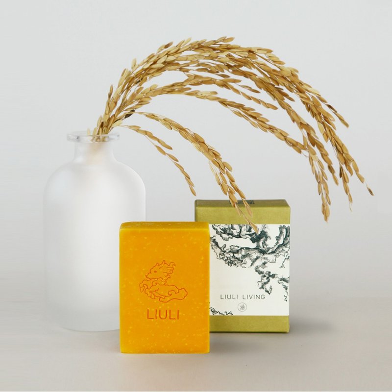 LIULI LIVING 五行神獸手工皂 麒麟 沐浴皂 尤加利迷迭香檸檬精油 - 肥皂/手工皂 - 其他材質 橘色