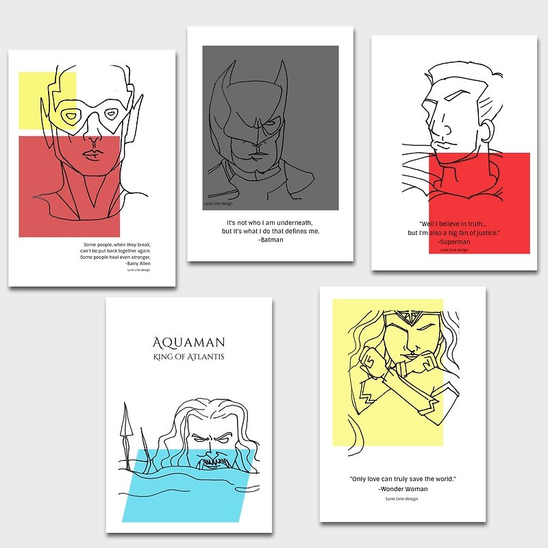 DC Hero Series Notebook | Pocket Stationery | Decoration Gifts - Notebooks & Journals - Paper Multicolor