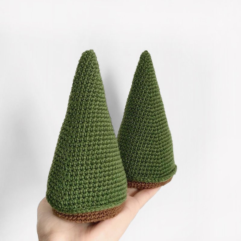 耳環收納 _ 聖誕樹 - 收納箱/收納用品 - 棉．麻 綠色