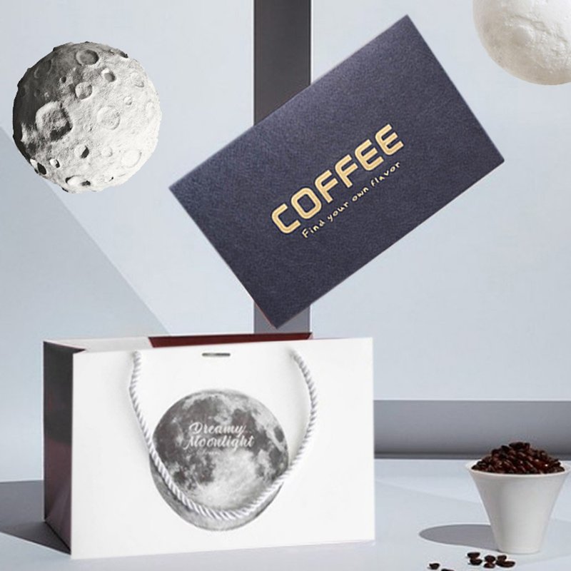 [Mid-Autumn Festival Gift Box] Mr Bean & AFei Coffee Filter Hanging Mid-Autumn Festival Gift Box, choose 20 pieces (including carrying bag) - Coffee - Paper 