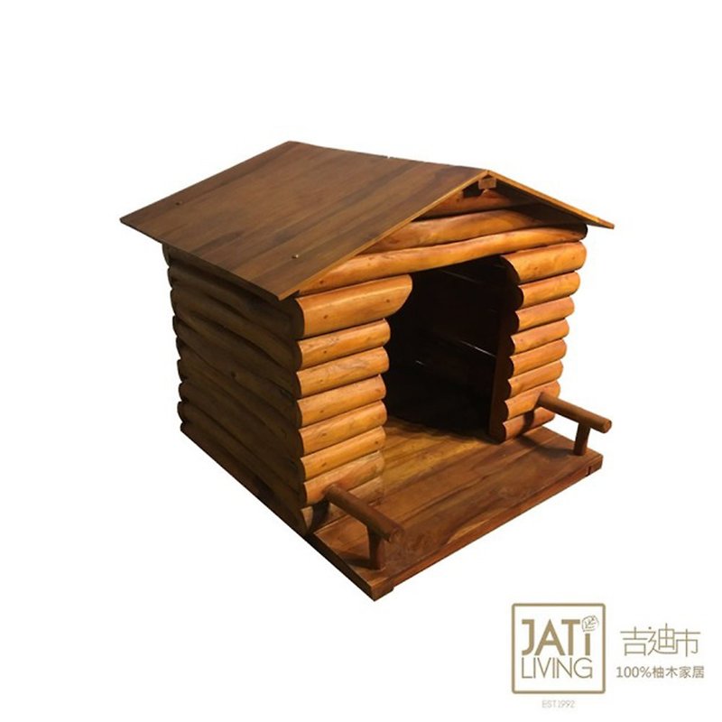 吉迪市柚木家具│柚木簡約造型狗屋 - 其他 - 木頭 咖啡色