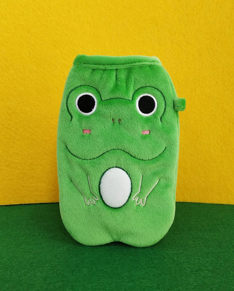 手機袋 - 找到新荷葉的青蛙 - 手機殼/手機套 - 其他人造纖維 綠色