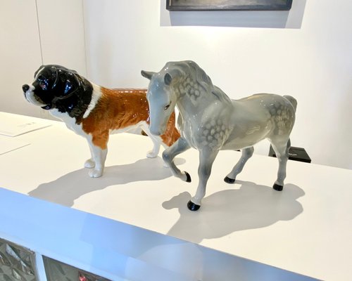 beswick ベスウィック 英国 ハンドペイント フィギュリン 馬と騎手 美品 beswick ベスウィック 英国 ハンドペイント フィギュリン 馬と