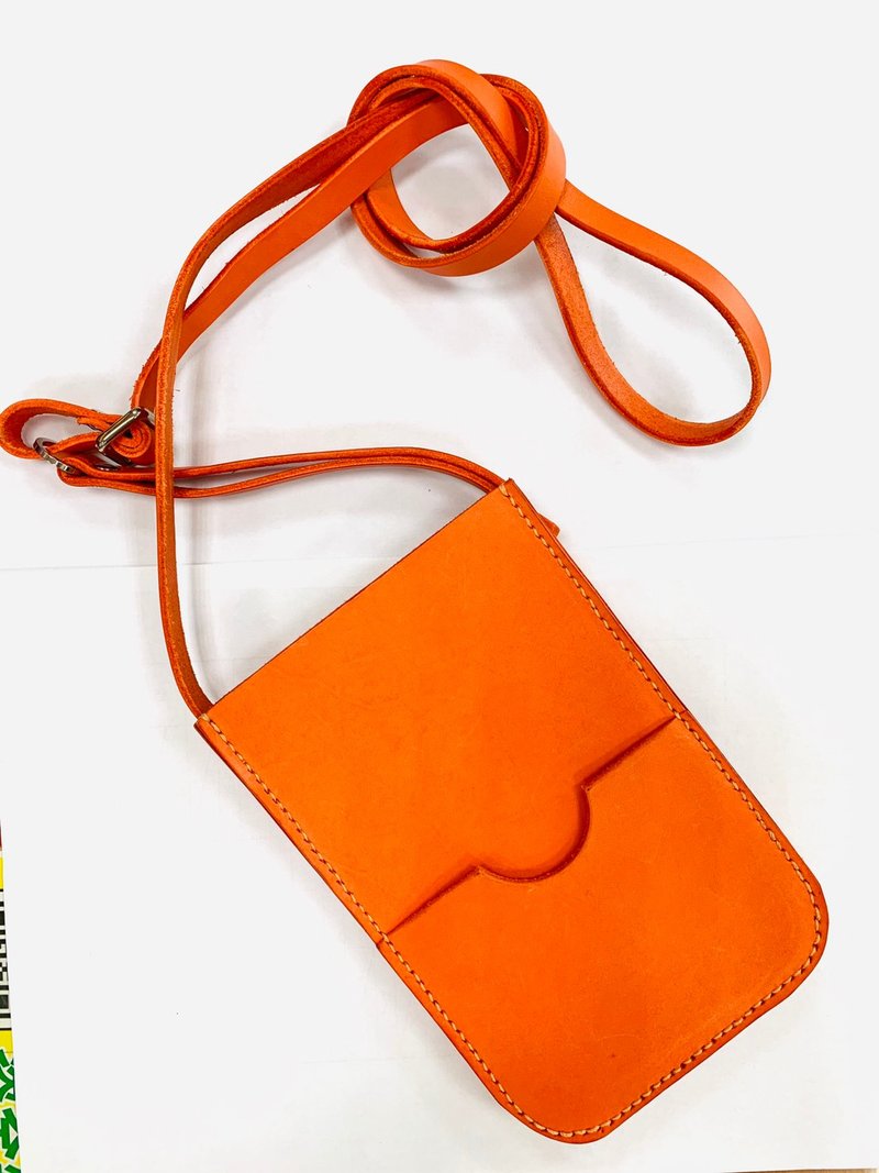 Phone bags - Other - Genuine Leather Orange