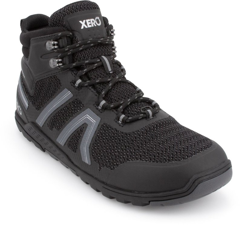 【Xero】Xcursion Fusion-Men Barefoot Mid-calf Hiking Shoes-Titanium Black-Women - Women's Booties - Other Materials Black