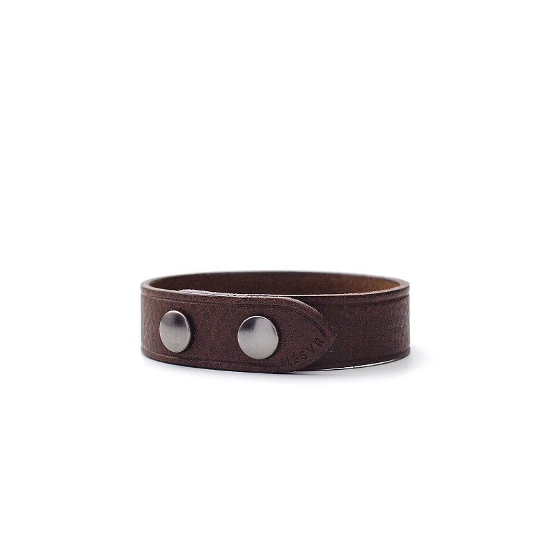MINERVA I Bracelet - Bracelets - Genuine Leather Brown