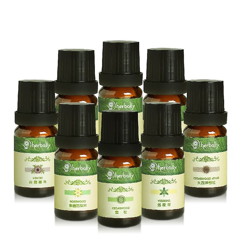 [Herbal True Feelings] Fresh and Relaxing Series (One Essential Oil 10mlx8) (P4611319) - น้ำหอม - วัสดุอื่นๆ 