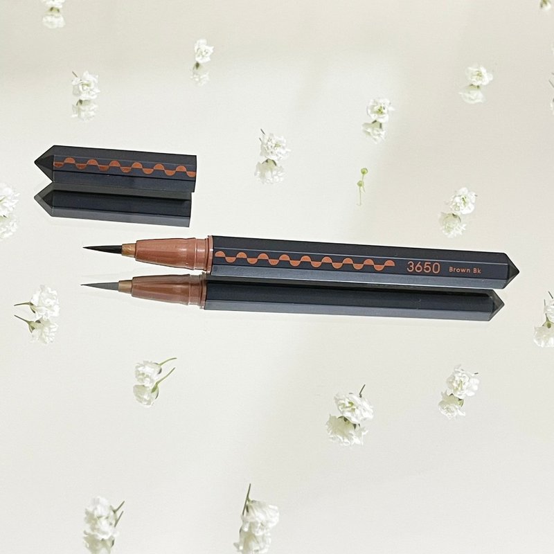 Japan 3650 expertly supervised liquid eyeliner pen - classic Brown| Original imported from Japan - ที่เขียนตา/คิ้ว - วัสดุอื่นๆ สีนำ้ตาล