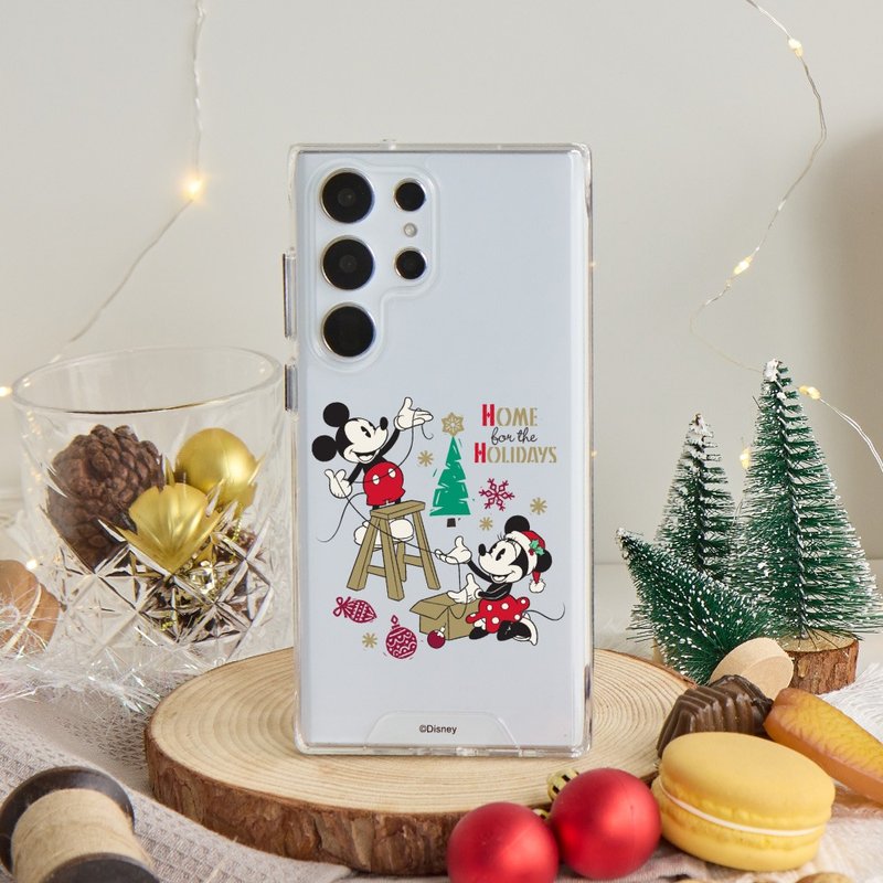 Disney經典-布置聖誕樹防摔透明SAMSUNG手機殼 - 手機殼/手機套 - 塑膠 多色