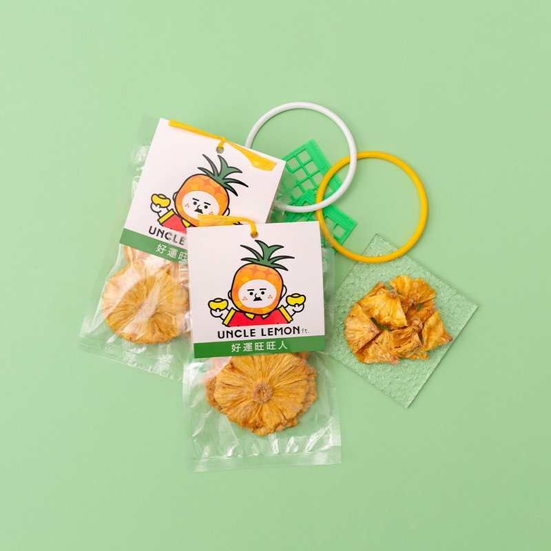 ドライパイナップルフィートは追加されていません。皆さんの幸運を祈ります - ドライフルーツ - その他の素材 イエロー