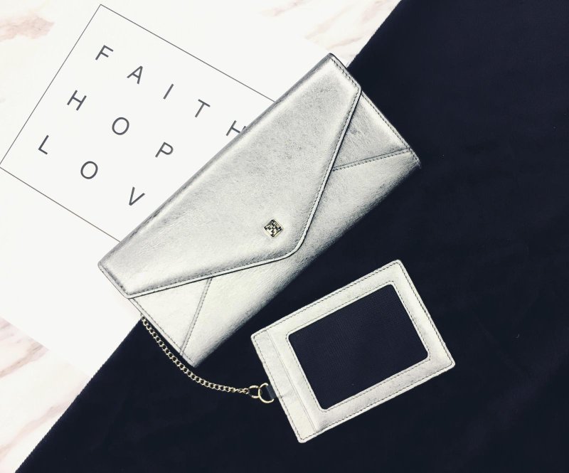 Tosca | Envelope CC Wallet 真皮卡套/長錢包/零錢 Sliver - 錢包/皮夾/長短夾 - 真皮 銀色