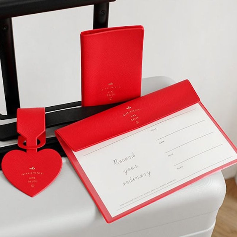 2NUL heart moment hand holding folder - passion red, TNL85236 - แฟ้ม - กระดาษ สีแดง