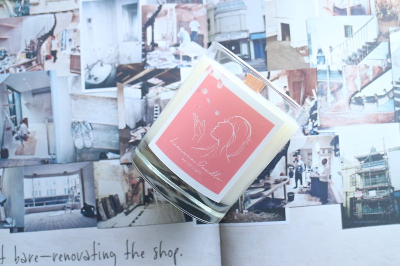 LUMIERE CANDLE_Classic Container Scented Candle Pure Natural Soy Wax - เทียน/เชิงเทียน - ขี้ผึ้ง 