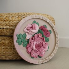 立体刺繍 花柄アート テクスチャーアート 花の絵 花柄 ボタニカルアート 花 花柄アート テクスチャーアート ボタニカル フラワーアート 花の