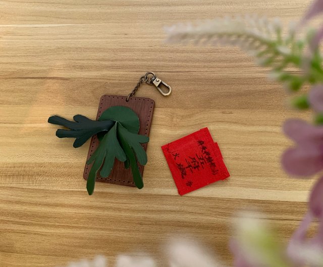 鹿角ウォレットチェーン キーホルダー シルバー 本革