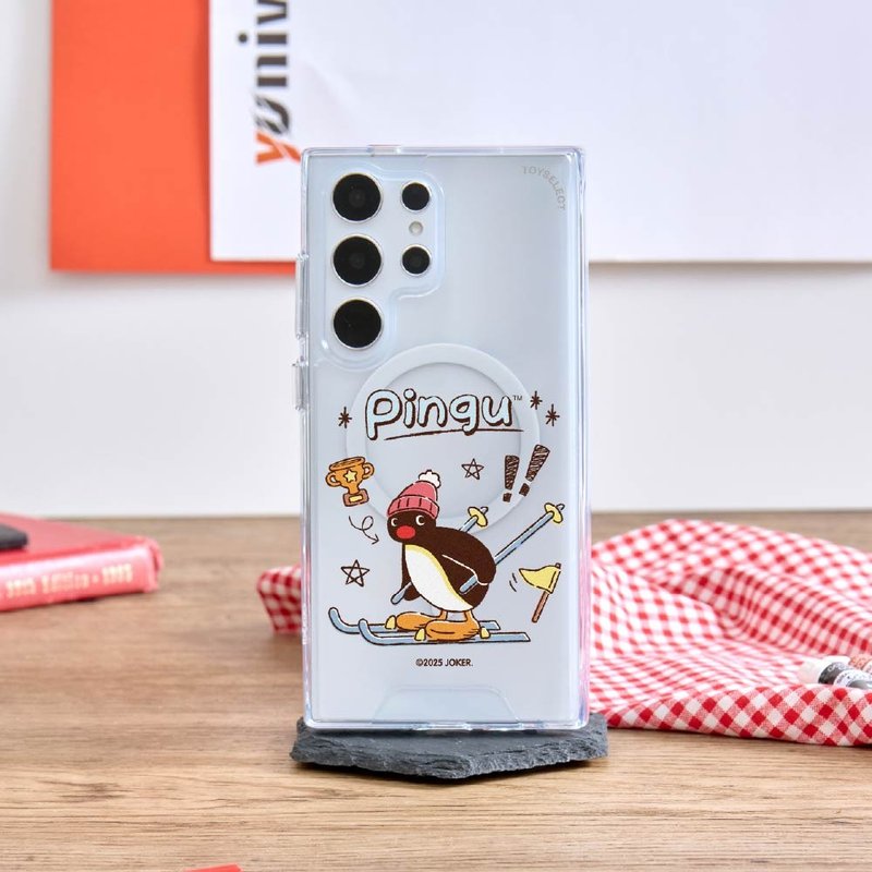 PINGU滑雪防摔透明SAMSUNG手機殼 - 手機殼/手機套 - 塑膠 多色