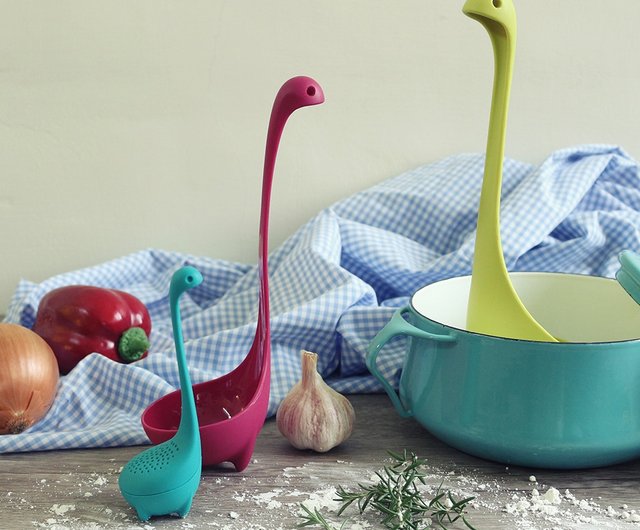 Quirky Loch Ness Monster Kitchen Utensils by OTOTO