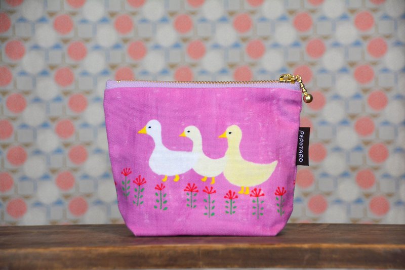 Pouch S Duck with gusset - Toiletry Bags & Pouches - Cotton & Hemp Purple