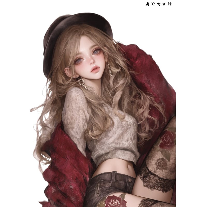 【6月新作】07-089-0197 コラージュステッカー - ステッカー・シール - 紙 