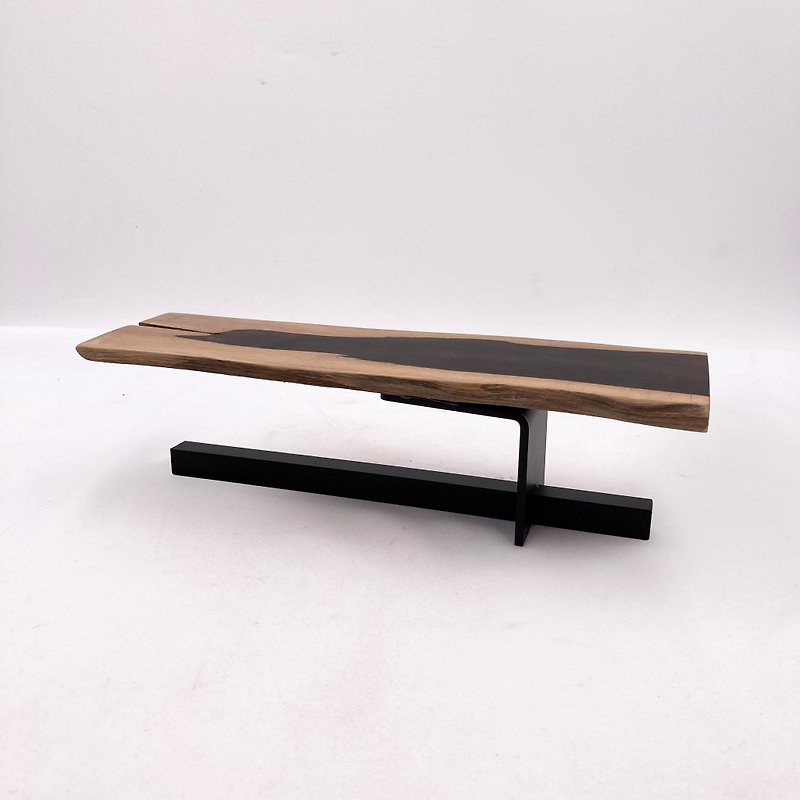 鐵木和　東非黑黃檀桌上展示架　桌上置物架　家飾架　展場架 - 裝飾/擺設  - 木頭 黑色