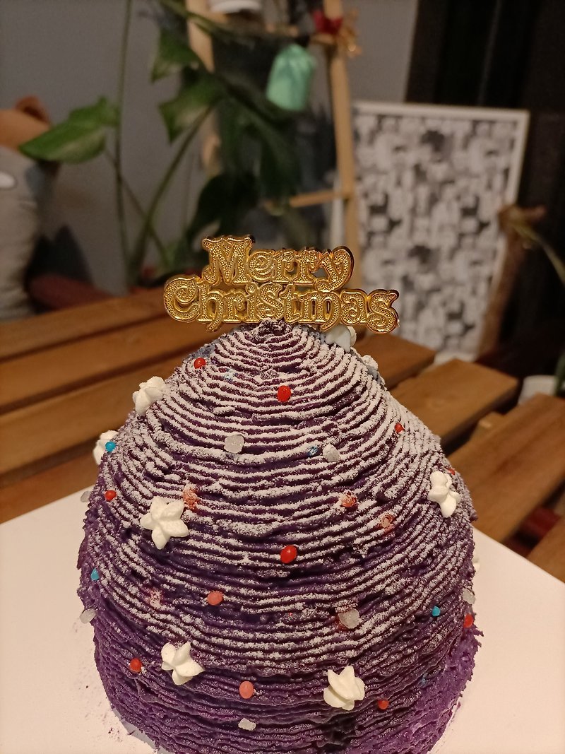 Christmas tree 5 inches (December limited) This cake is easily damaged and can only be picked up by yourself - Cake & Desserts - Fresh Ingredients 